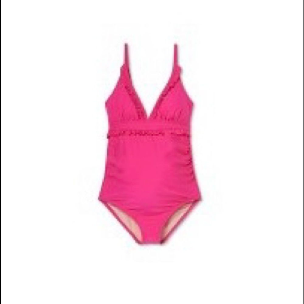 Ingrid & Isabel Pink Maternity Swimsuit